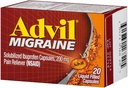 Advil Migrain 20'S Tamaño 20ct Advil Migraine Pain Relief Liquid Filled Capsules 20ct