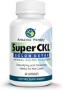 Herbs Sorprendente Super CKL Colon Detox - All-Natural, Herbal Colon Cleanser, mejora la digestión " Ayudas en la eliminación de residuos - 60 Conde