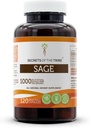 Secretos de la Triba Sage 120 Capsules, 1000 mg, Sage (Salvia officinalis) Hoja seca (120 cápsulas)