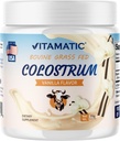 Vitamatic Bovine Colostrum 30% IgG Powder - Suplemento para Gut Health, Hair Growth, Beauty, Muscle Recovery, &amp; Immune Support - Easy to Mix - 72 Gram (30 Servings, Vanilla Flavor)