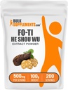 BulkSupplements.com Fo-Ti Extract Powder - Fo-Ti Root Powder, He Shou Wu, Herbal Supplement - Gluten Free, 500mg per Serving, 100g (3.5 oz) (Pack of 1)
