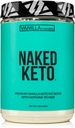 Naked Vanilla Keto - Premium Vanilla Keto Fat Bomb Powder - Nada Artificial - Sin gluten Keto Bomb Vanilla Mct Oil Powder con No Gmos - 1.3 Lb