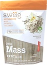 swiig Mass Builder Protein Powder, Madagascar Vanilla, No GMO Ingredientes, No sabores artificiales, colores odulcorantes, No Fillers, 3.3 libras