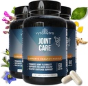 Joint Support for Seniors & Active Adults – Glucosamine, MSM, Vitamin C & Herbal Blend with Corydalis & Turmeric – Mobility & Flexibility Formula – 3 Bottles*