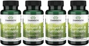 Swanson Full Spectrum Ginger &amp; Turmeric 60 Capsules 4 Pack