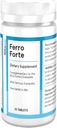 FitForMe Bariatric Multivitamínico Iron Suplemento Después de Bypass Gástrico - Uno a día Ferro Forte Tablet - 10 días Suministro de hierro ferroso (Booster de hierro para Forte Chewable)