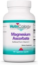 Nutricology Magnesium Ascorbate Supplement - 1000mg Buffered Vitamin C, Immune Support, Magnesium Powder, Vegetarian Capsules - 100 Count