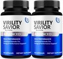 (2 Pack) VirilitySavior Pills, VirilitySavior, VirilitySavior Capsules Advanced Fórmula, Virility OficialSavior All Natural Capsules, VirilitySavior Pills Reseñas, 120 cápsulas para 2 meses