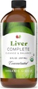 Liver Complete 8oz Concentrado Orgánico Líquido - Limpiador de hígado &amp; Suplemento de Vinagre