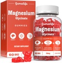 Gumalife's 700mg Magnesium Glycinate Gummies Enhance Relax, Ofreciendo una combinación sin azúcar de Nutrientes Beneficiales. Cada Caja Contiene 60 Cuentas (60 Cuentas, Boysenberry)