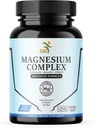 Complejo de Magnesio Ø 470mg de Magnesium Glycinate, Malate, " Citrate for Muscles, Nerves, " Energy TEN High Absorption TEN Vegan, Non-GMO ANTE 120 Capsules