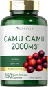 Carlyle Camu Camu con Vitamin C TENIDO 2000mg ANTE 150 cápsulas TENIDA Herb Extract Supplement TEN Myrciaria Dubia ANTE No GMO y Gluten Free