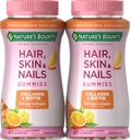 Nature's Bounty Biotin and Collagen, Citrus-Flavored Gummies, 80 Ct (2 Pack)