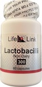 LifeLink Lactobacilli Complex | 10 Billion CFU | 60 Capsules | Microbiome Support, Healthy Bowel Movements | Gluten Free & Non-GMO | Made in The USA