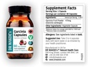 Dr. WAKDE'S Garcinia Fruit Capsules (Garcinia cambogia, 60 Veg Caps, Suplemento de base vegetal, hierba ayurvédica, todo natural, vegano)