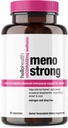 Suplementos de la menopausia para las mujeres – Meno Strong Perimenopause Suplemento para el alivio de los suecos nocturnos, insomnio, mudos, equilibrio hormonal natural, estrés, flashes calientes Menopause Relief - 60 cápsulas