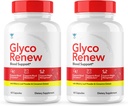 (2 Pack) Glyco Renew Blood Support Supplement - Glyco Renew Pills Original Fórmula Glycogen Clean Advanced Extra Strength, Glycol Renewal Capsules Renewed Natural Ingredients (120 cápsulas)