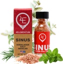 4Elementum Sinus Himalayan Salt Inhaler - Infundido con Eucalipto Natural, Peppermint y Rosemary - Apoya Alivio de Alergias, Colds y Congestión