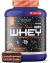 Ultimate Nutrition Prostar Whey Protein Powder Isolate, Pastel de Cumpleaños de Chocolate - Bajo Carb, High Protein Powder Shake para la ganancia de músculo &amp; recuperación - Bajo Sodio, Bajo-Fat > Keto Friendly - 5.28 libras Tub
