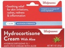 Walgreens Hydrocortisone con Aloe Cream 1% Maximun Strength