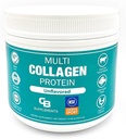 CB Suplementos NSF certificados para el Deporte Multi Collagen Protein Powder Bone, Skin, Hair, and Joint Support tención Hidrolyzed Collagen Suplementos (58 Servimientos (Pack of 1), Desflavored)