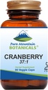 Pure Mountain Botanicals Cranberry Pills Kosher Vegan Capsules con 400 mg Cranberry Concentrate Extracto Suplemento