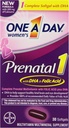 1 Día A Mujer Prenatal 1 Multivitamina, Suplemento para Antes, Durante y Embarazo Post, incluyendo Vitaminas A, C, D, E, B6, B12 y Omega-3 DHA, 30 Conde