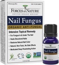 Fuerzas de la Naturaleza Toenail Tratamiento de hongos de uñas, Restos Antifúngicos orgánicos Apariencia de uñas y uñas, Medicina Homeopática para uñas agrietadas, secas, dañadas " decoloradas, .37 fl oz