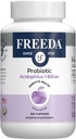 FREEDA Acidophilus Probiotic 1 Billion CFU - Lactobacillus Acidophilus Probiotics for Women &amp; Hombres - Probióticos para la Salud Digestiva - Gut Health Supplements for Women &amp; Men (250 cápsulas)