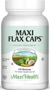 Maxi Flax Caps – Orgánica Flaxseed Oil, Omega 3, 6, 9 - Cold Press - Hexane Free, 700 mg – Kosher, 120 caps