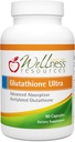 Wellness Resources Glutathione Ultra Supplement - Bioavailable S-Acetyl L-Glutathione (SAG) - Antioxidante, Detox &amp; Cellular Health Immune Support - High Absorption, Non-GMO, Gluten-Free, 90 Capsules