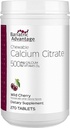 Bariatric Advantage Calcium Citrate Chewable 500mg con vitamina D3 para pacientes de cirugía bariátrica incluyendo bypass gástrico y gastrectomía delgado, bajo azúcar - sabor a cereza silvestre, 270 Con