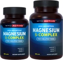 60ct + 120ct - MyoActivo 5-in-1 Magnesium Complex - High Absorption - Chelated Magnesium