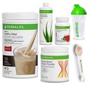 Herbalife Shake Healthy Meal Kit | Cookies and Cream Formula 1 + Herbal Aloe (Mango) + Herbal Tea Concentrate + Protein Powder + Shaker Cup & Spoon