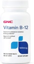 GNC Vitamina B-12 500mcg, apoya la producción de energía, 100 Tablets