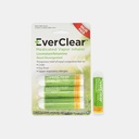 Inhalador de vapor curado de EverClear, nasal Decongestant para los fríos, Hay fiebre, " alergias respiratorias superiores, 0.2 ml, 3 paquete