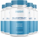 Laboratorios de arca (5 Pack) Glucotrust Advanced Formula Supplement Capsules - Gluco Trust Max Capsules Maximum Strength Support Supplement Pills (300 cápsulas)