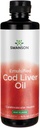 Swanson Emulsified Cod Liver Oil (Mint) 16 fl Ounce (1 pt) (473 ml) Liquid