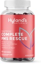 Hyland's Grace Period Complete PMS Rescue, 60 Gummies Vegan con Chasteberry y Dong Quai para soporte menstrual y B6 y B12 para la formación de células rojas de sangre