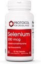 Protocolo Selenium 200mcg - Apoyo inmunitario, Tiroides &amp; Salud de la próstata* - Suplementos de selenio - Vegetariano, Kosher " Halal - 90 cápsulas de veg