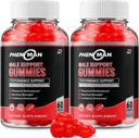 Fenoman for Men Gummies – Pheno Man Max Performance, Phenoman Advanced Formula, Extra Strength Natural Supplement for Muscle Growth &amp; General Health Support and Reviews (2 Pack – 120 Gummies)