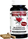 Kroeger Herb Wormwood Combination - 100 cápsulas vegetarianas