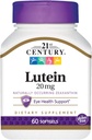 21st Century Lutein 20 mg Softgels - 60 ct, Pack de 3