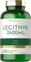 Carlyle Lecithin Suplemento Silencio 2400mg  240 Softgel Capsules Silencio con Phospholipid naturalmente-Occuring