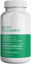 Inmunotec - Multi+ Resveratrol - Suplemento dietético espectro completo - 13 Vitaminas, 5 Minerales, 3 Nutrientes con Clorella