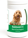 Hierbas saludables Goldendoodle Salmon Oil Soft Chews 90 Conde