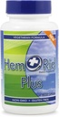 HemRid Plus Advanced Herbal Comfort Fórmula - 45 cápsulas vegetarianas para el confort mejorado y bienestar, Destacando castaña de caballo, Bruja Hazel &amp; Más - Proudly Made in The USA
