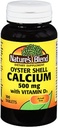 Blend Oyster Shell Calcium 500mg con vitamina D3, 100 Tabletas (Pack of 3)