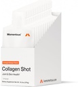 Suplemento Momentous Collagen Shot - Bovine Collagen hidrolizado &amp; Vitamina C para ayudar a la articulación, bonificación, " Salud de tejido conectivo - NSF certificado para el deporte - Mango Orange - 25g/Serving - 15 servicios