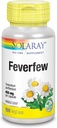 SOLARAY Feverfew Leaf 455mg  Head Discomfort, Circulatory Health &amp; Blood Vessel Support Supplement TEN Vegan " Non-GMO TEN 100 VegCaps